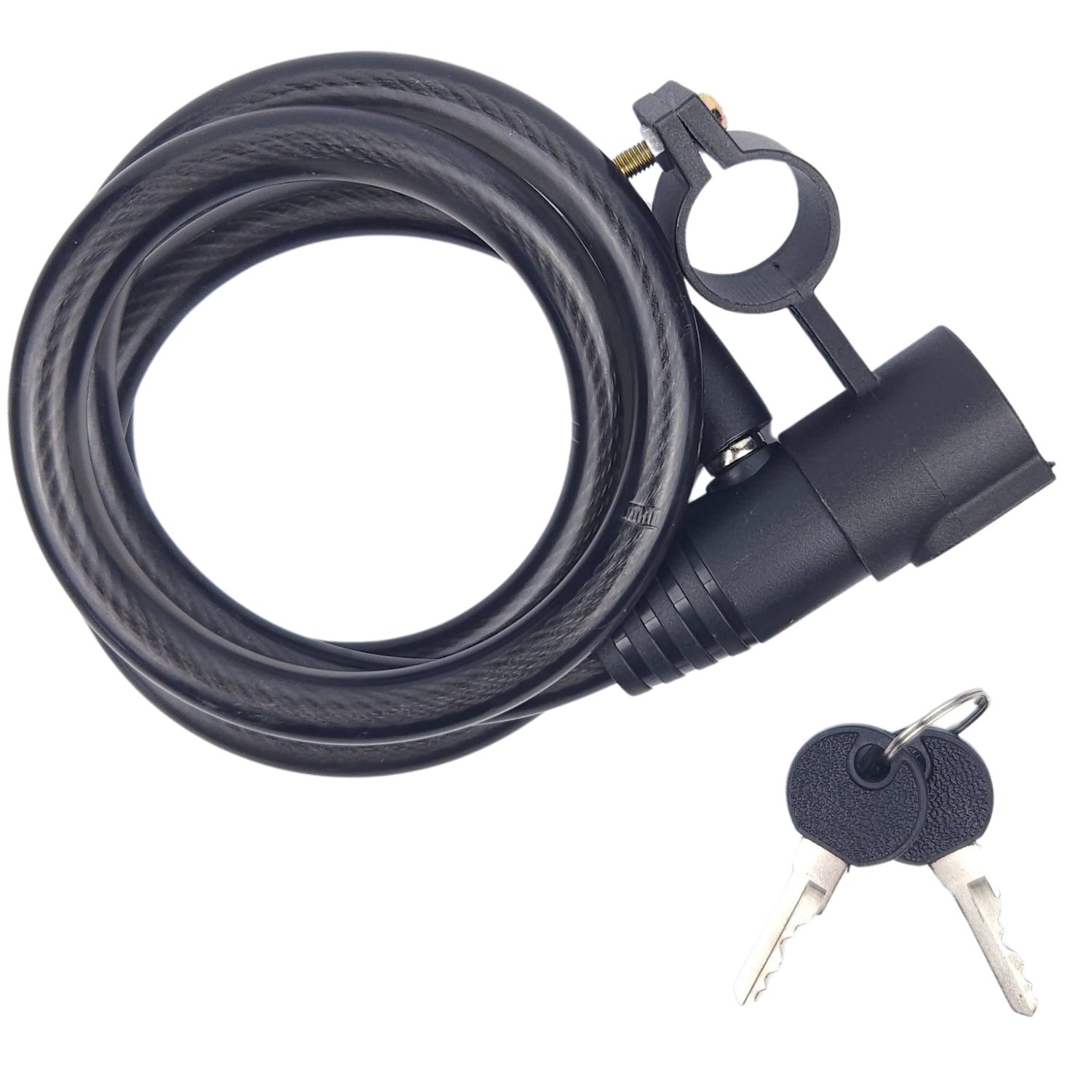 Kabelslot 1 Meter - Fietsslot - Scooterslot - 8mm - Zwart