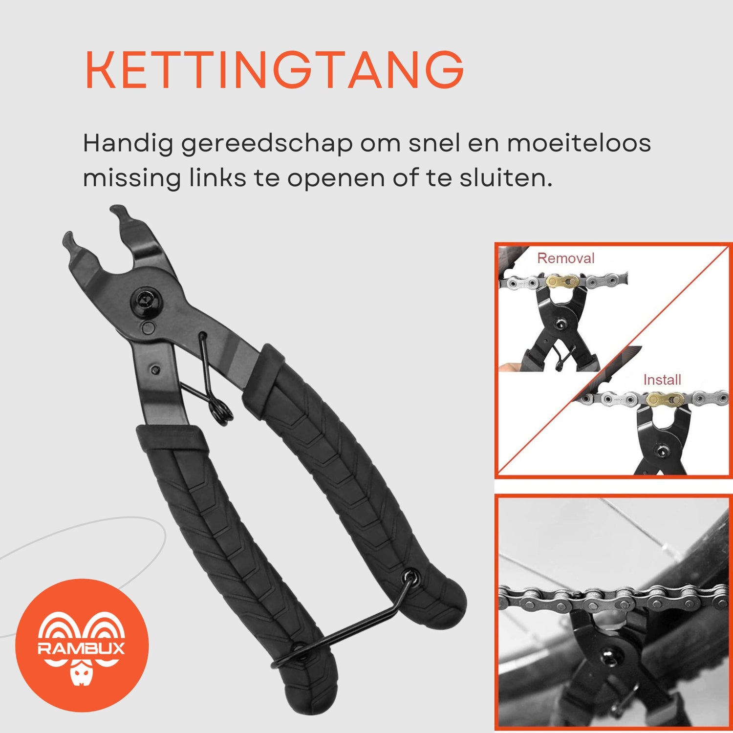 Fietsgereedschap Set - Multitool - Missing Link Tang - Kettingpons - Kettingmeter - 3 Extra Schakels