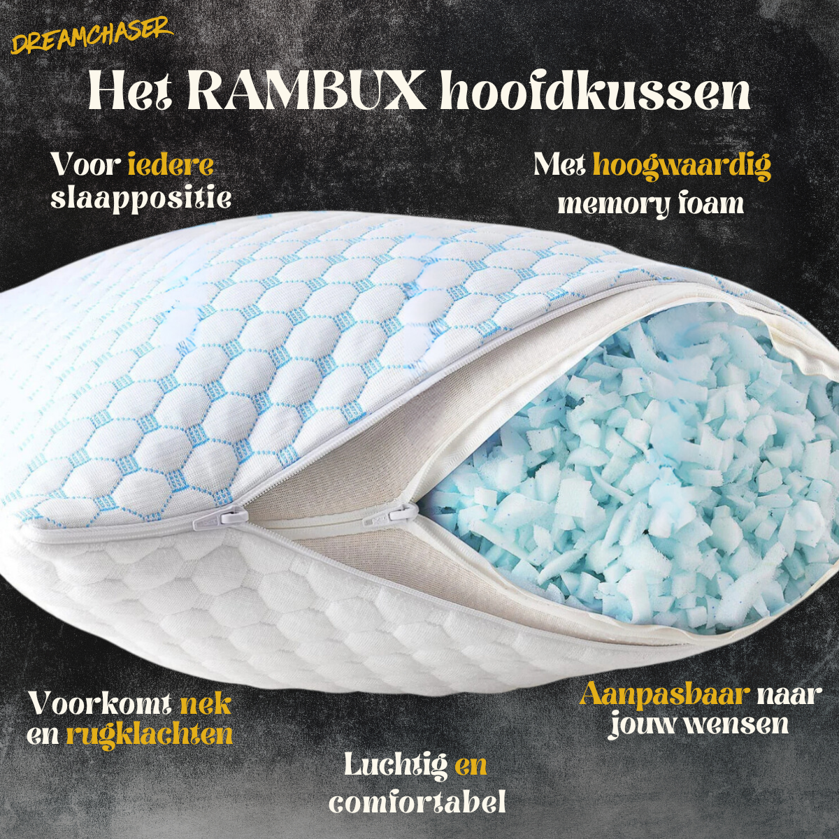 RAMBUX DreamChaser Hoofdkussen