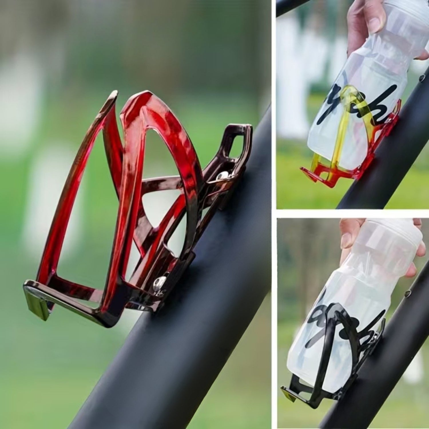 Bidonhouder Fiets - Zwart - Lichtgewicht Houder voor Bidon