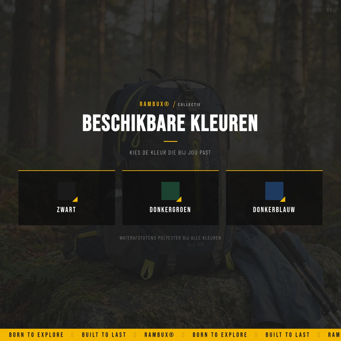 RAMBUX® 40L Rugzak Dames - Marineblauw