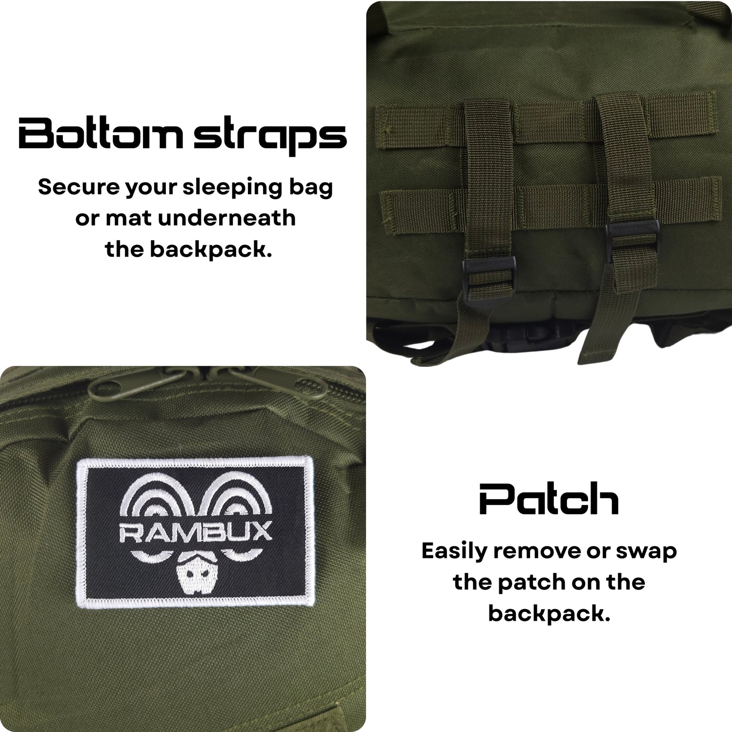 Backpack 55L Leger Groen RAMBUX