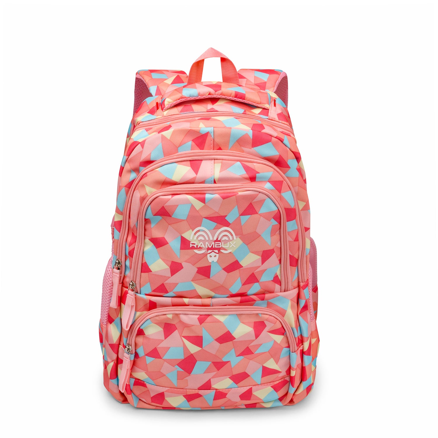 Schooltas Set - Roze Abstract - 3-delig RAMBUX