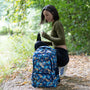 Schooltas Set - Blauw Abstract - 3-delig RAMBUX