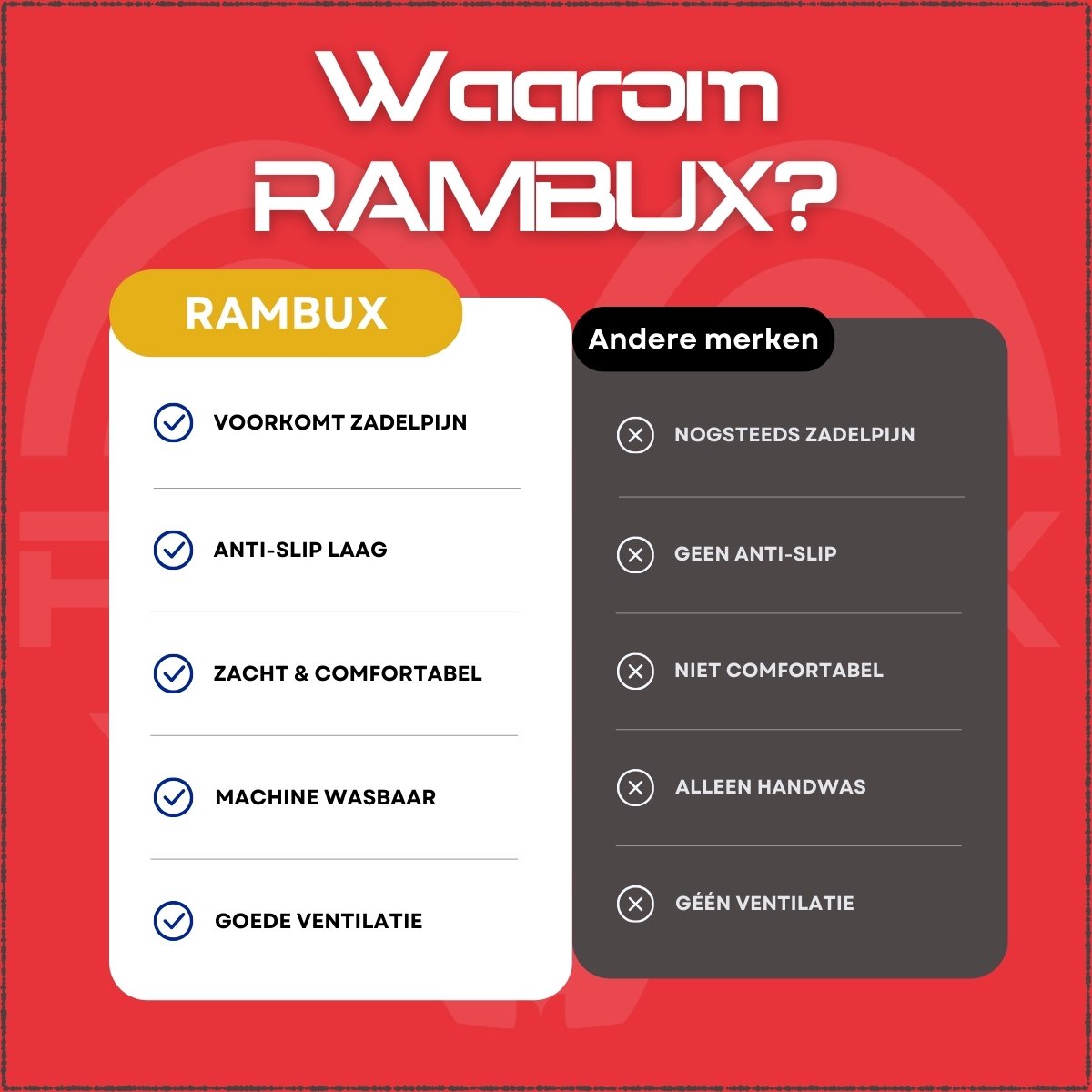 Fietsonderbroek met Zeem RAMBUX