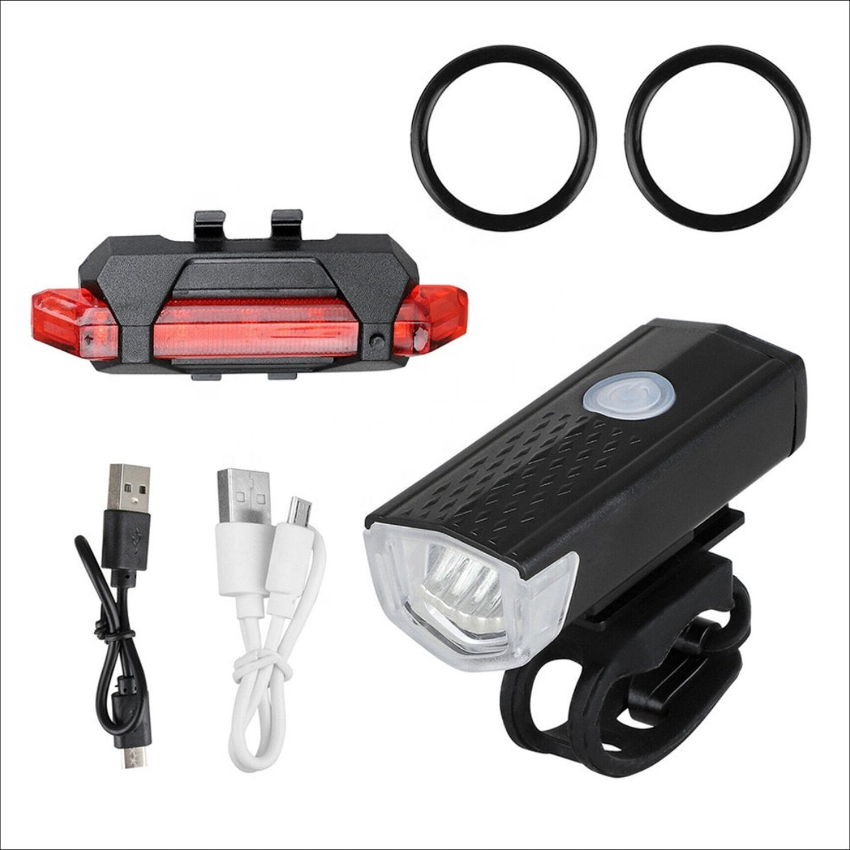 Fietsverlichting Set - USB Oplaadbaar RAMBUX