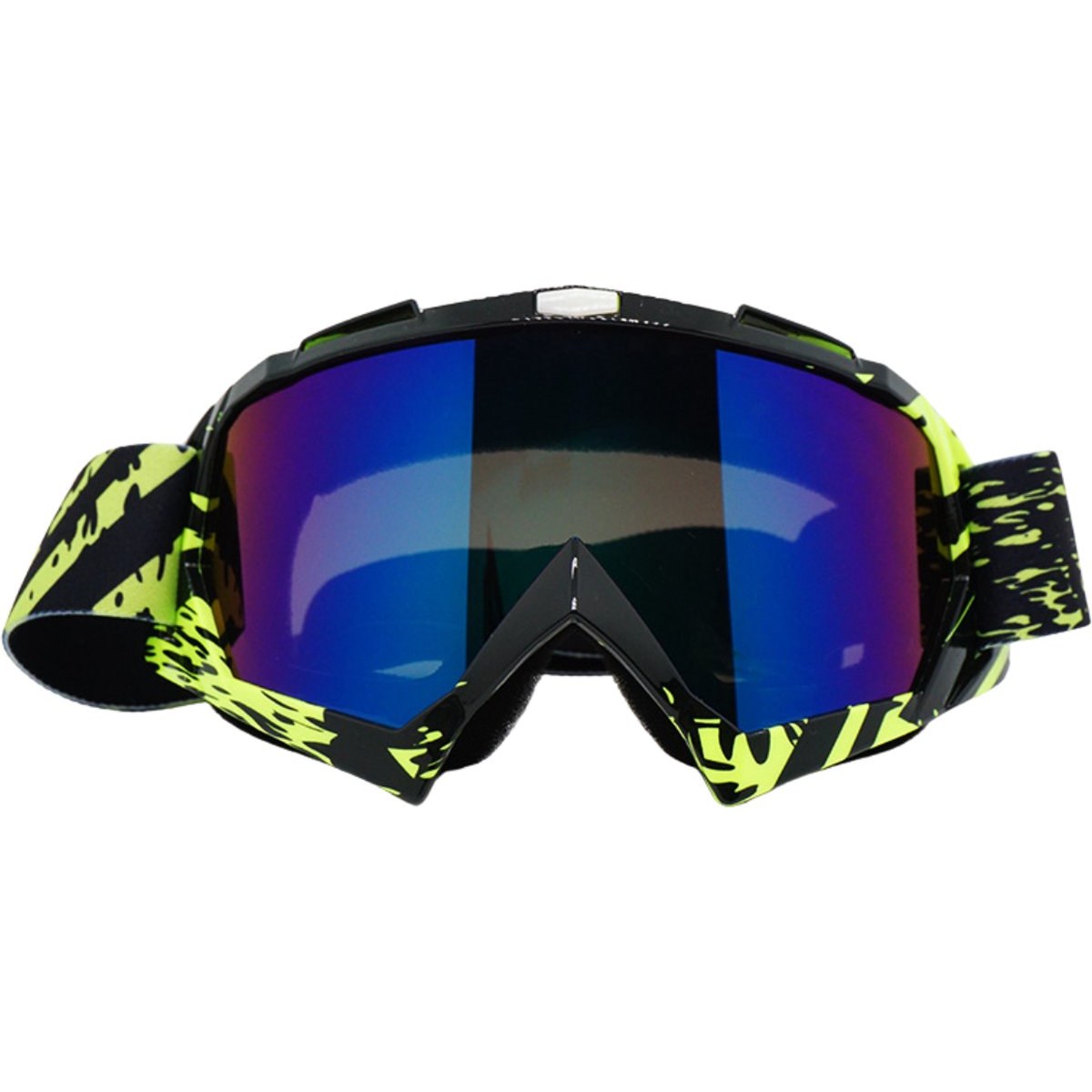 Skibril - Anti-Fog & UV-bescherming - Neonstorm RAMBUX