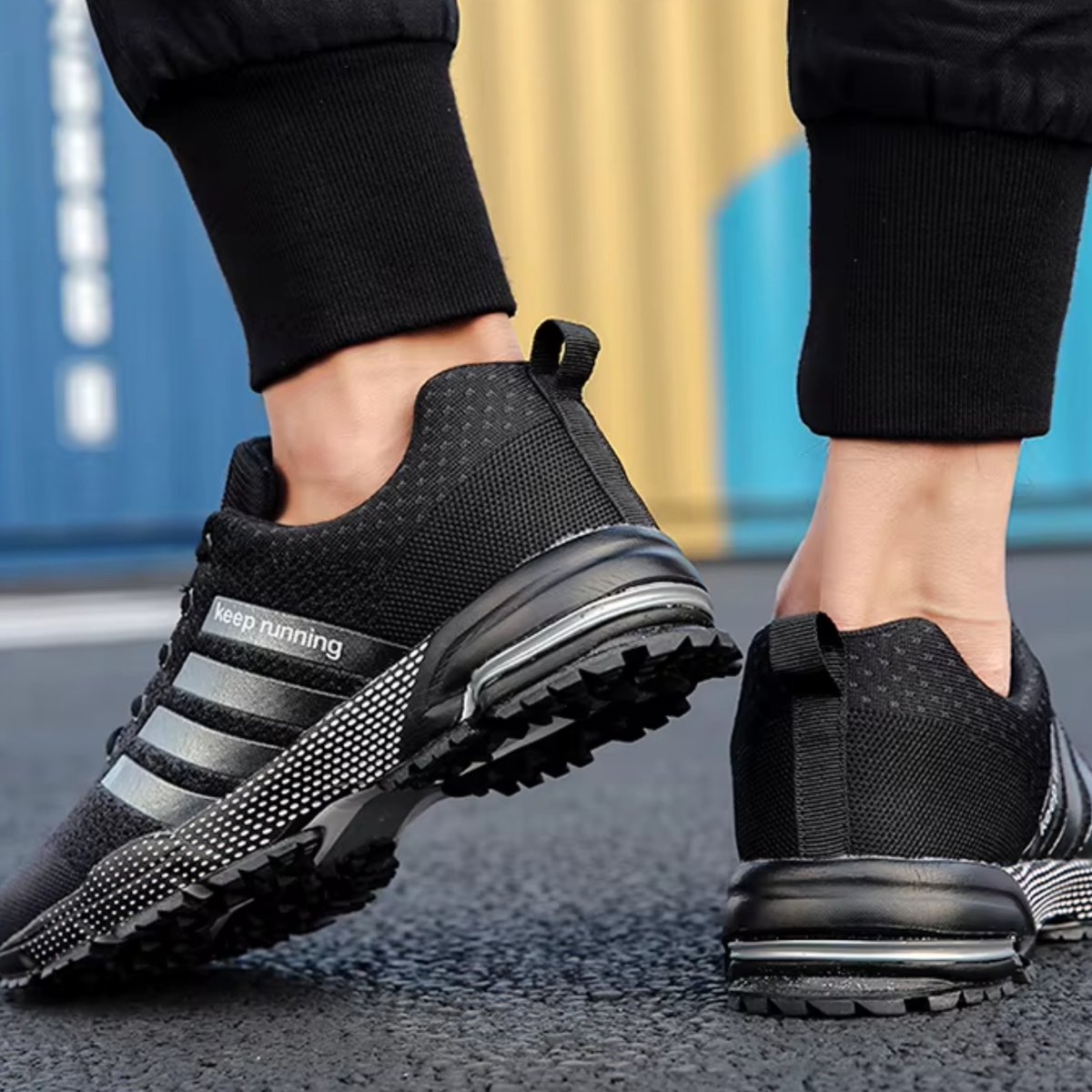 Sneakers - Zwart - Zomer Sportschoenen - RAMBUX