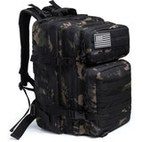 Backpack 45L Camo Zwart
