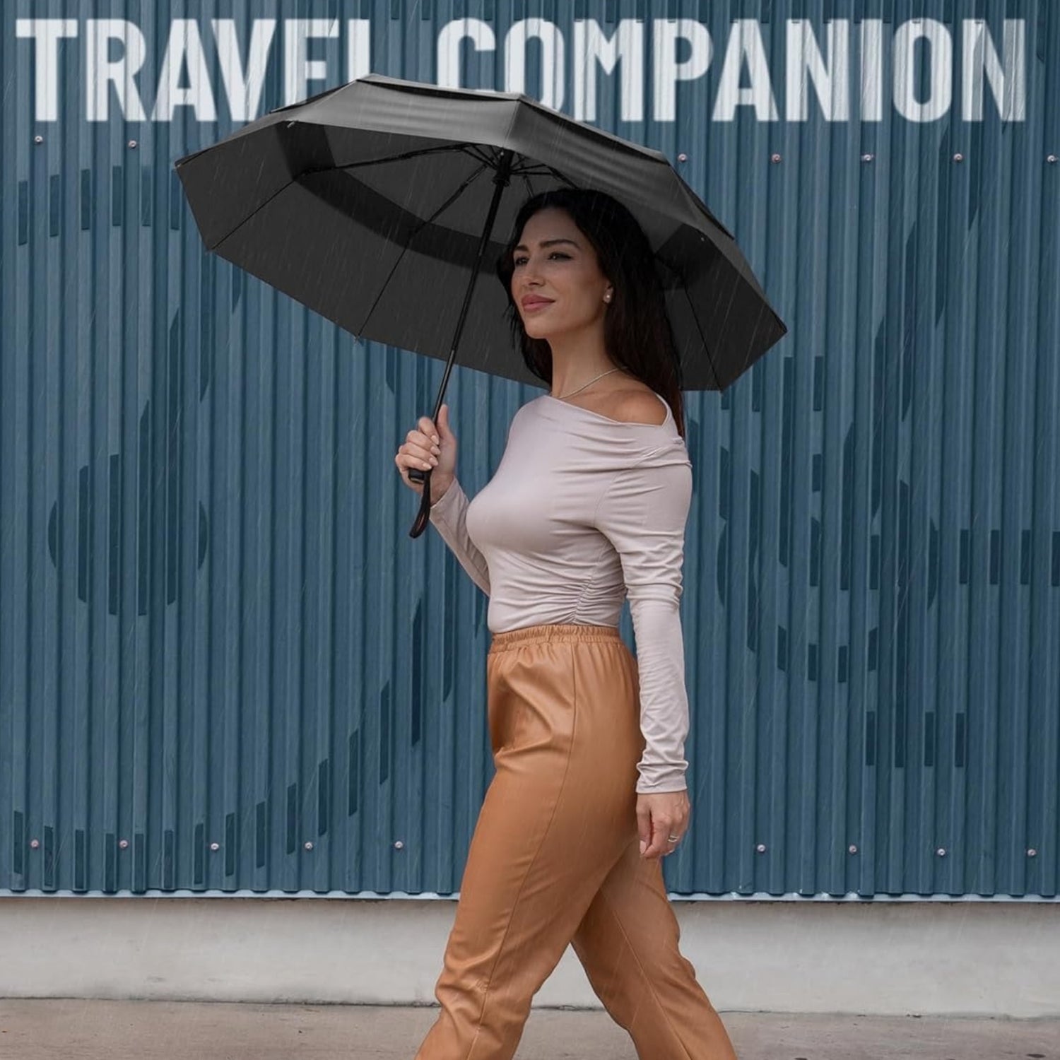 Stormparaplu - Windbestendig - Automatisch Opvouwbaar - Zwart