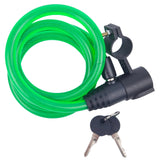 Kabelslot 1 Meter - Fietsslot - Scooterslot - 8mm - Groen