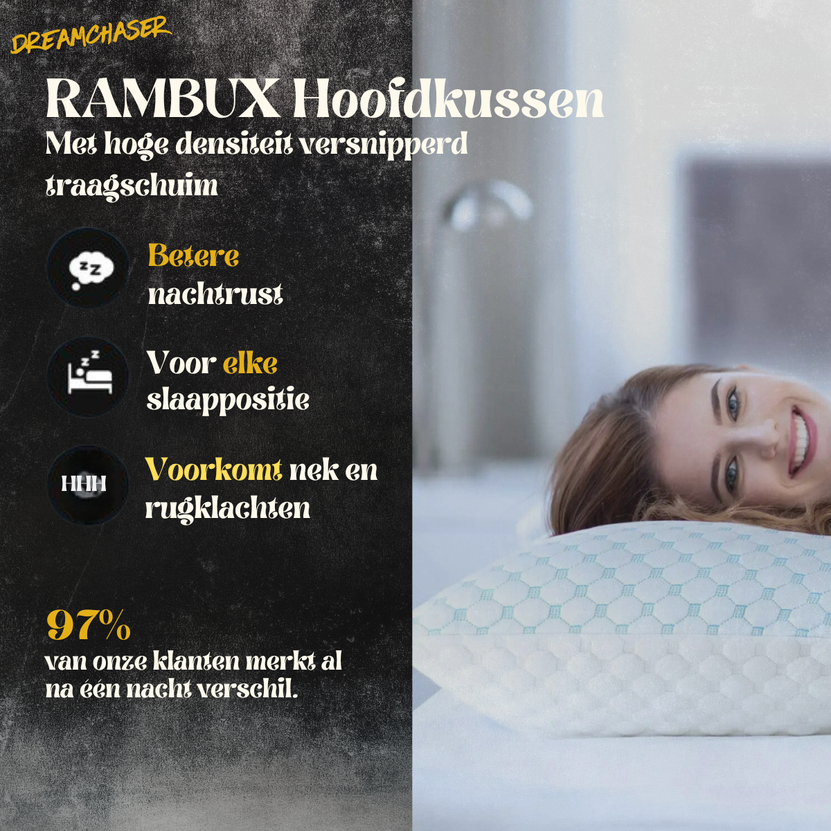 RAMBUX DreamChaser Hoofdkussen