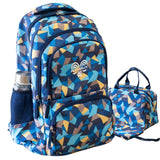 Schooltas Abstract Blauw