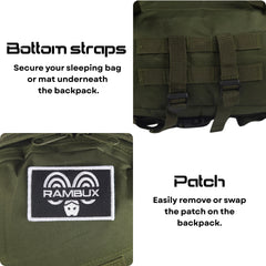 Backpack 55L Leger Groen RAMBUX