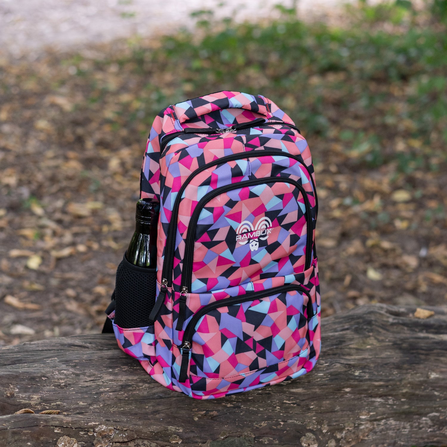 Schooltas Abstract Zwart