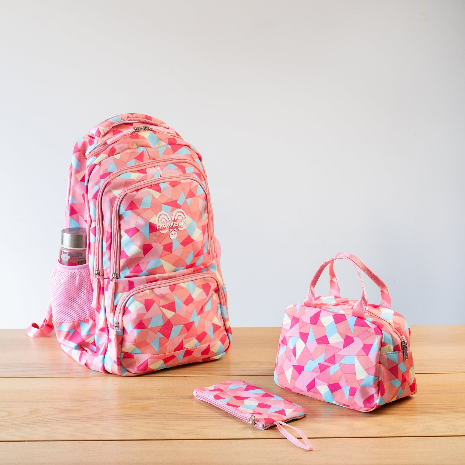 Schooltas Abstract Roze