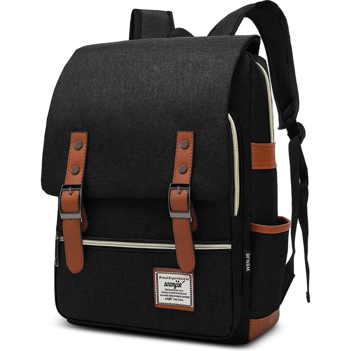 Canvas Tas - Rugzak - Zwart RAMBUX