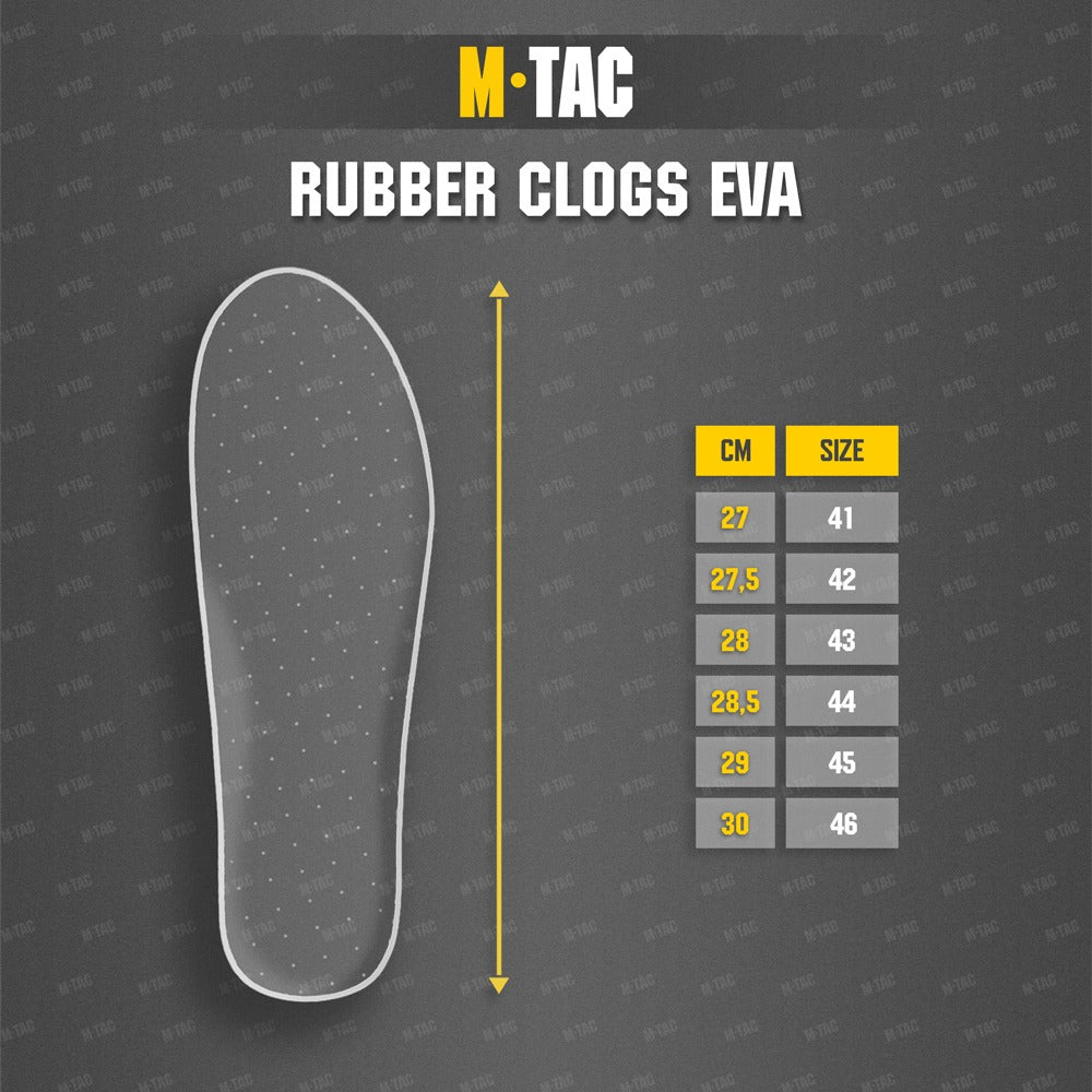 Rubber Slippers EVA - Zwart M-TAC