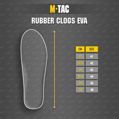 Rubber Slippers EVA - Zwart M-TAC
