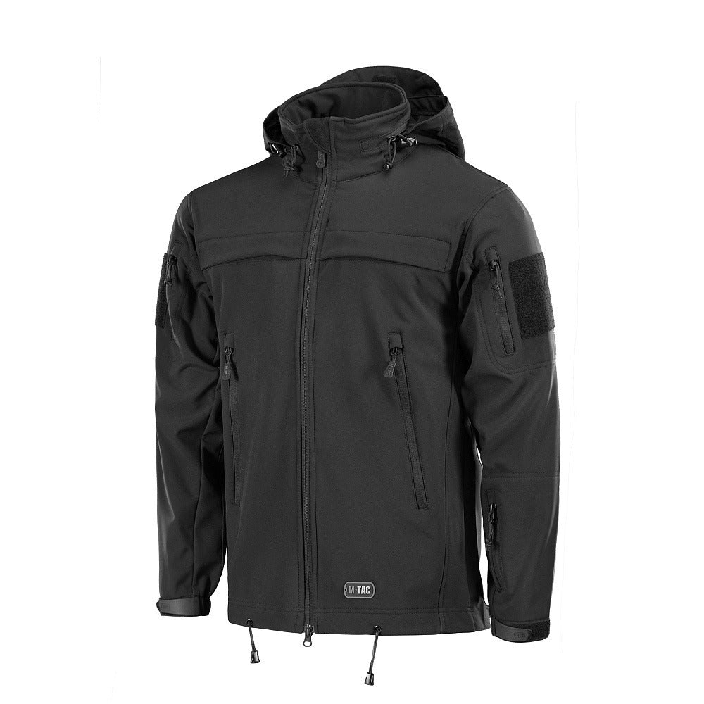 Soft Shell Politie Jack - Zwart M-TAC