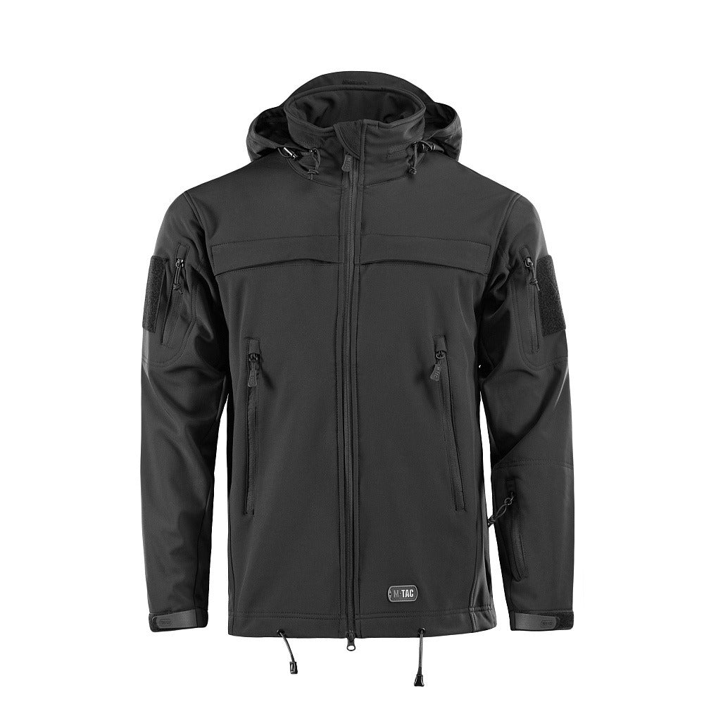 Soft Shell Politie Jack - Zwart M-TAC