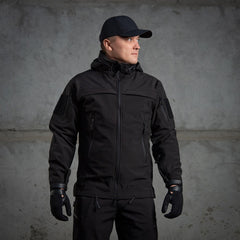 Soft Shell Politie Jack - Zwart M-TAC