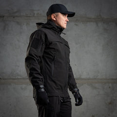 Soft Shell Politie Jack - Zwart M-TAC
