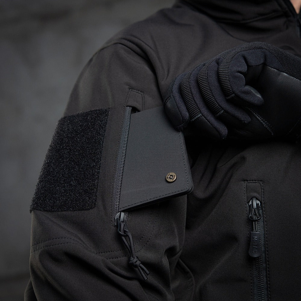 Soft Shell Politie Jack - Zwart M-TAC