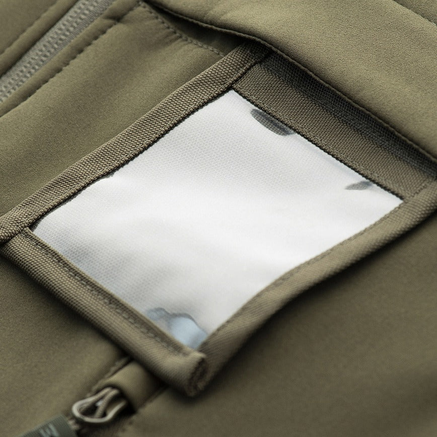 Soft Shell Politie Jack - Olijfgroen M-TAC