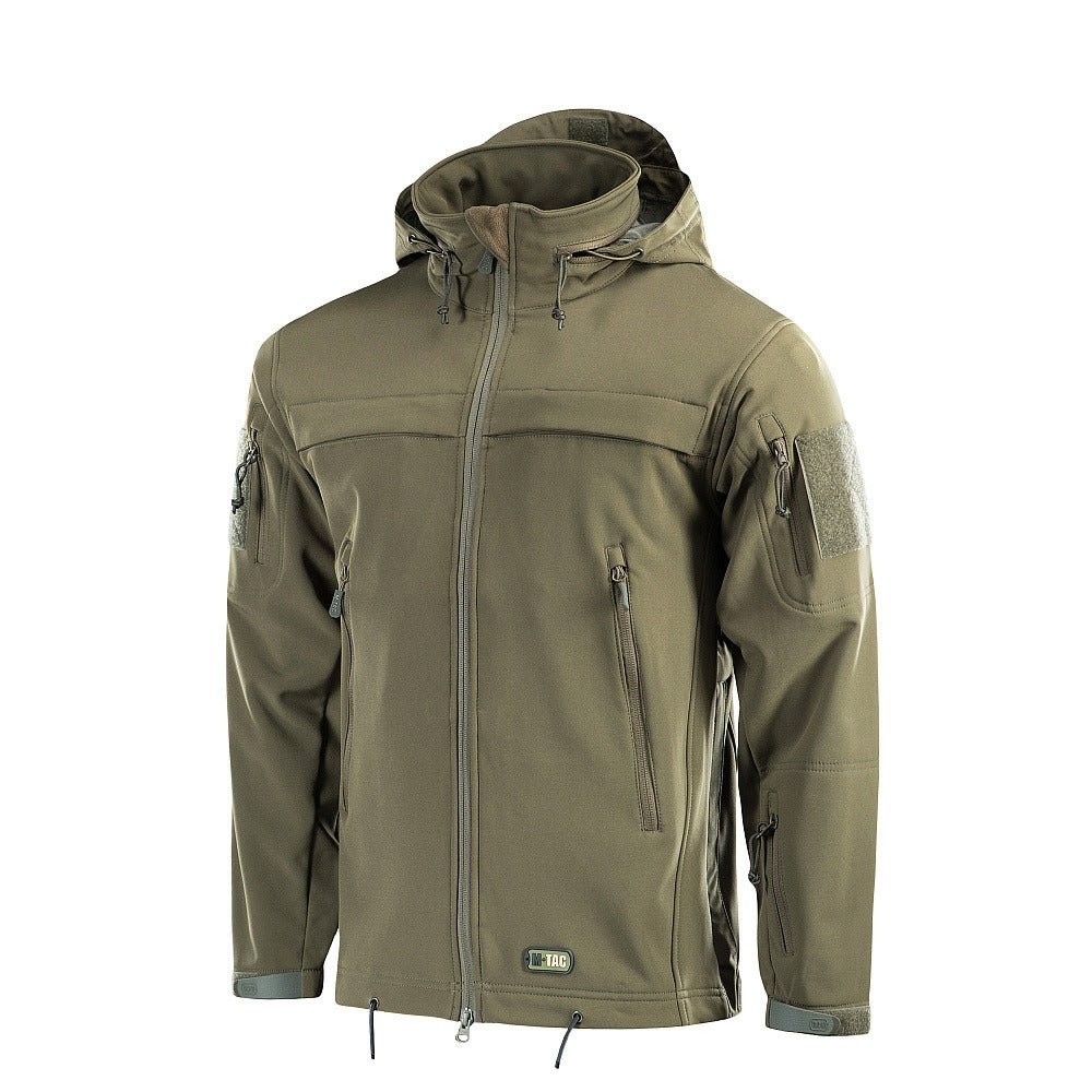 Soft Shell Politie Jack - Olijfgroen M-TAC