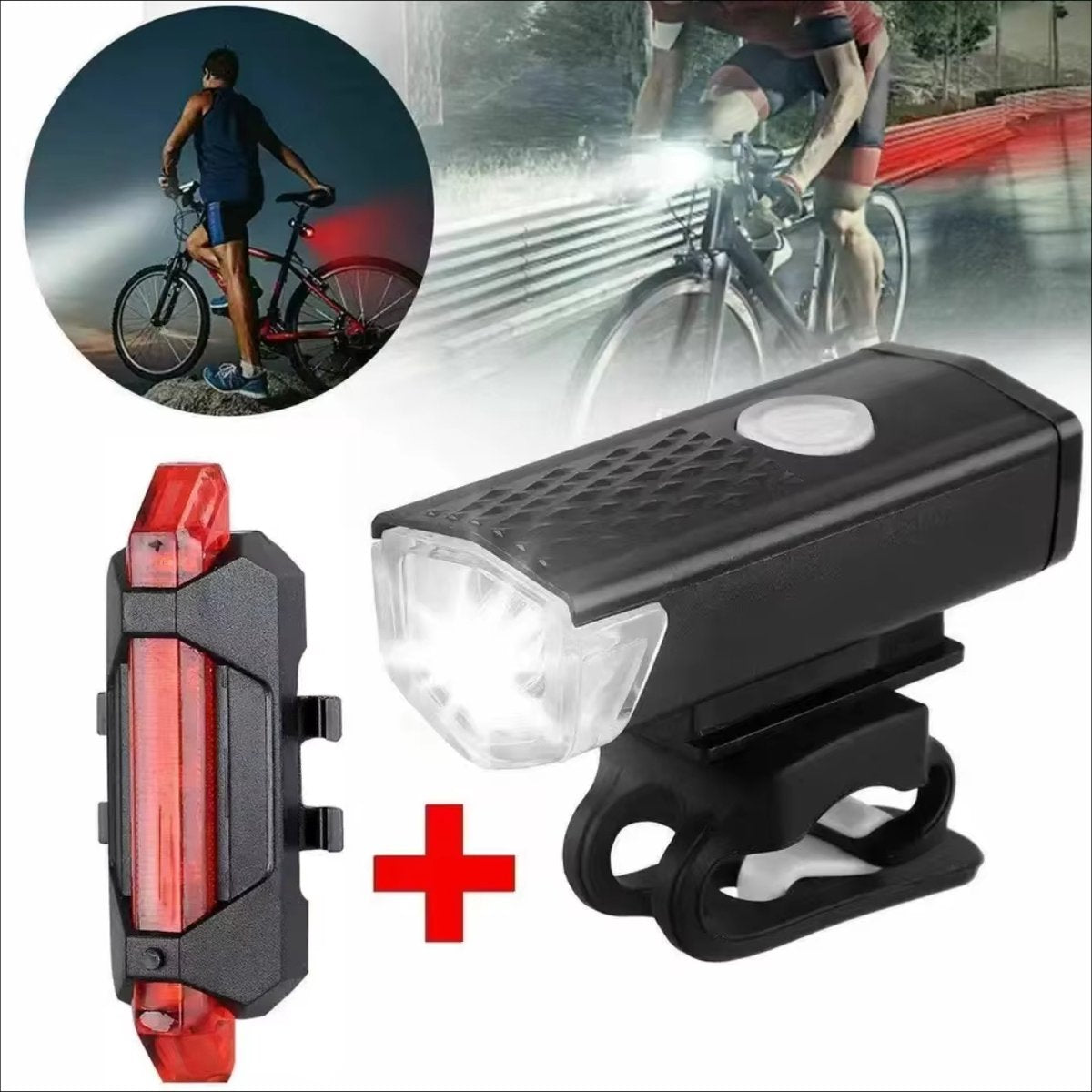 Fietsverlichting Set - USB Oplaadbaar RAMBUX