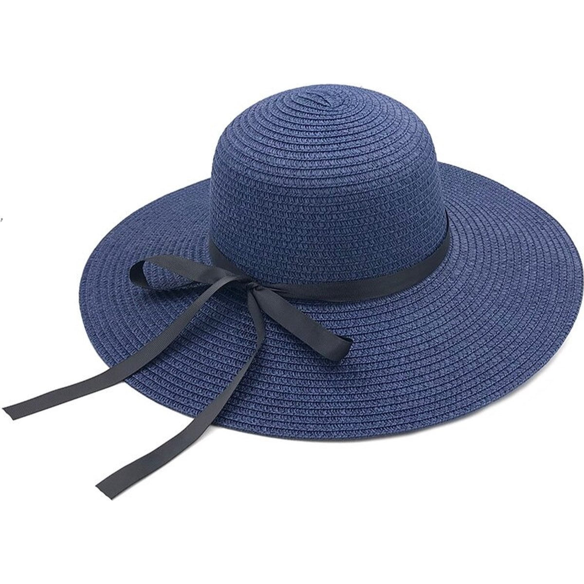 Zonnehoed Dames - Riet - Blauw