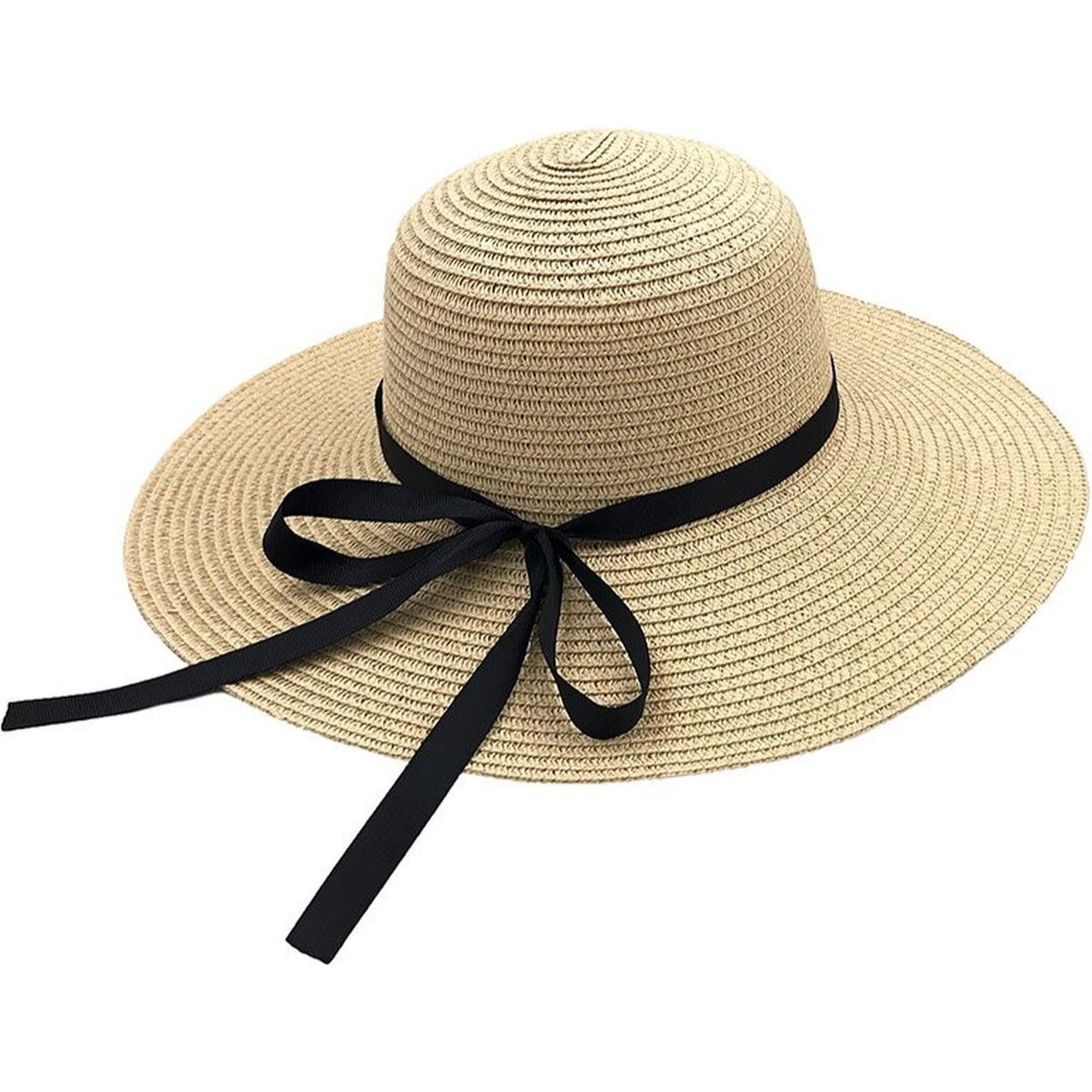 Zonnehoed Dames - Riet - Beige